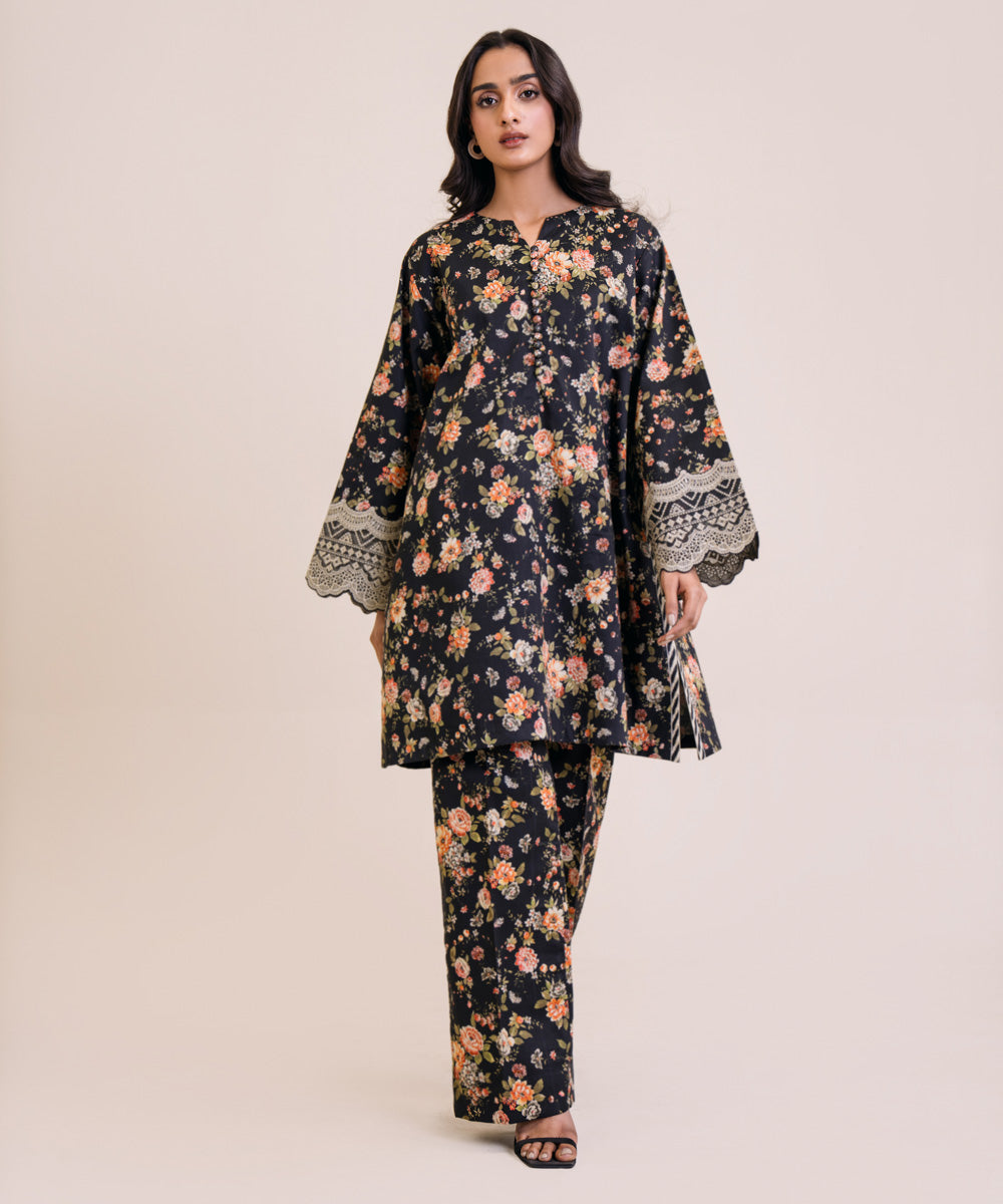 2 Piece Embroidered Lawn Suit - Buy Now!