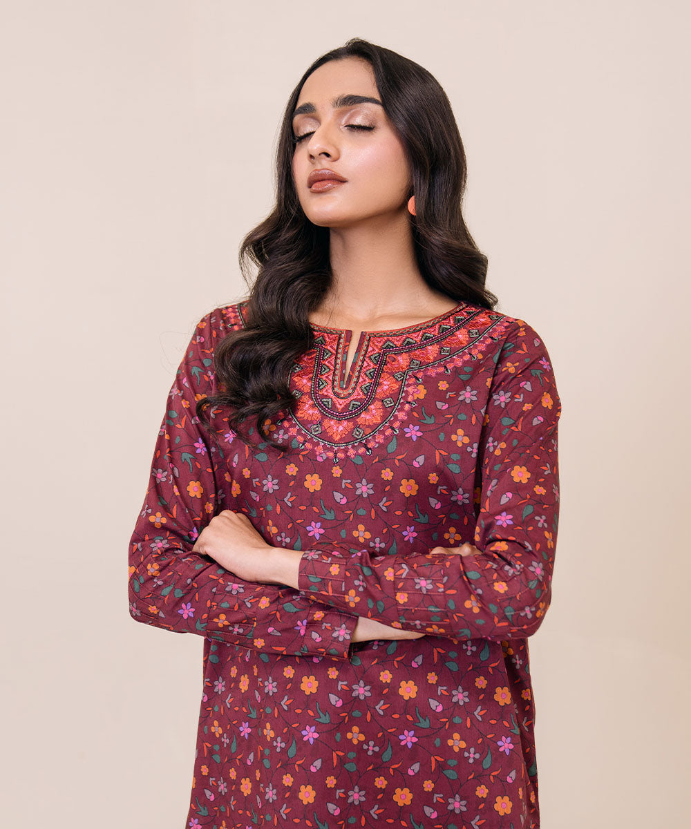 2 Piece Embroidered Lawn Suit - Shop Online Now