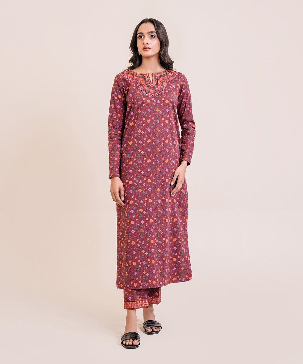 2 Piece Embroidered Lawn Suit - Shop Online Now