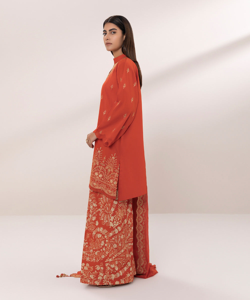 3 Piece - Embroidered Lawn Suit - Buy Online - [Brand Name]