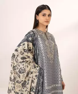 3 Piece Embroidered Lawn Suit for sale