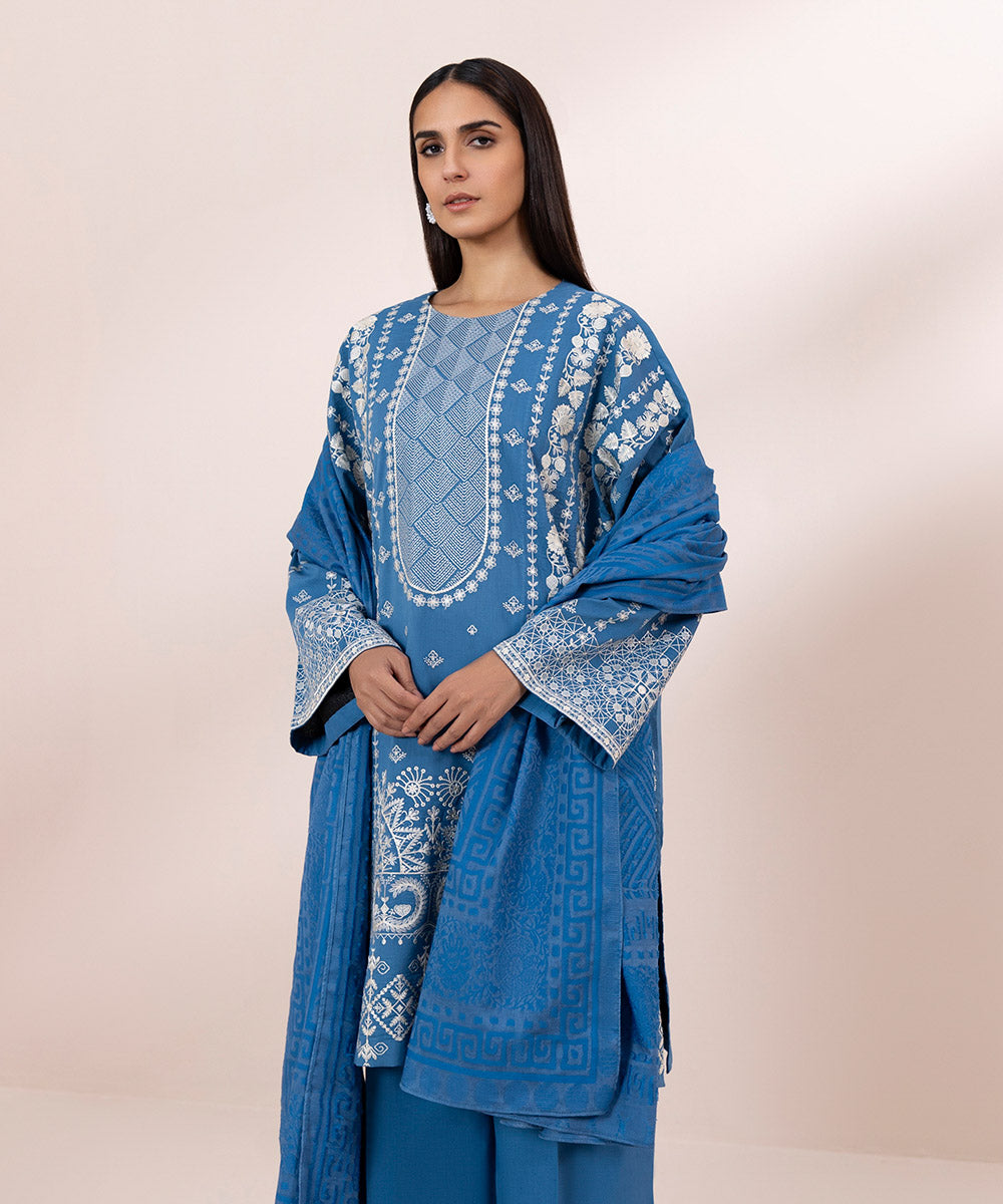 3 Piece - Embroidered Lawn Suit for Women - Latest Designs, Affordable Prices - Shop Now!