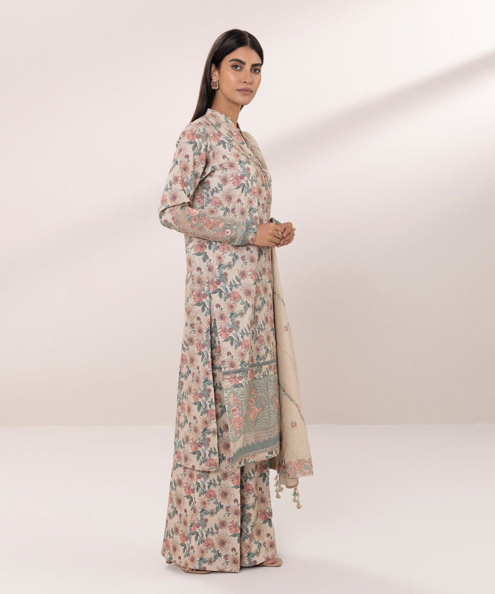 3 Piece - Embroidered Lawn Suit