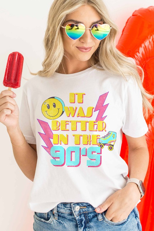 90s-inspired graphic tee - Enhanced quality from the past.