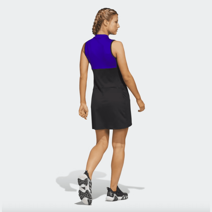 Adidas Colorblocked Golf Dress in Black