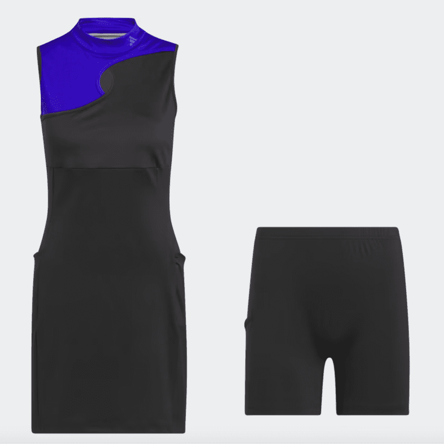 Adidas Colorblocked Golf Dress in Black