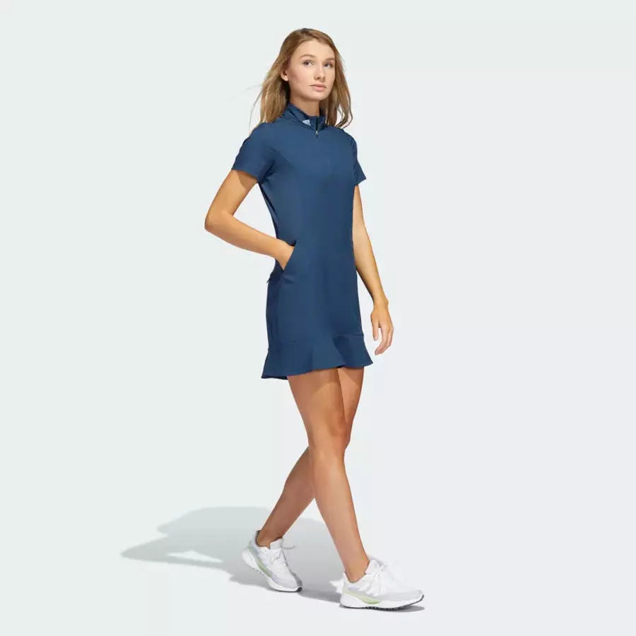 Adidas Navy Frill Dress for Women