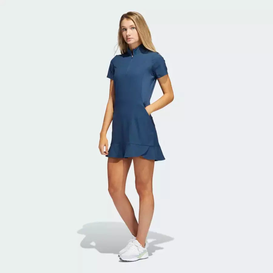 Adidas Navy Frill Dress for Women