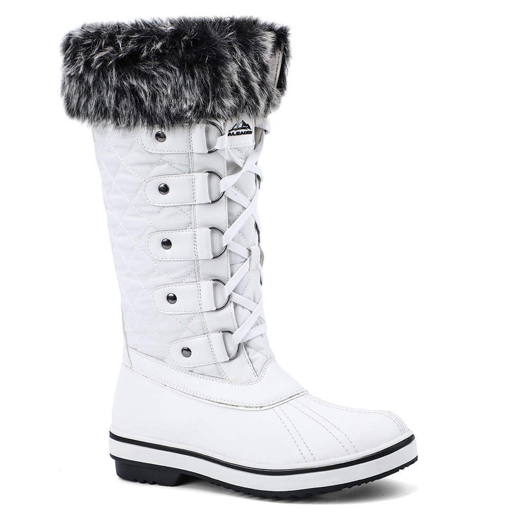 Aleader Women's Winter Boots - Waterproof Snow Boots, Fashionable Booties - All-day Comfort, Warm