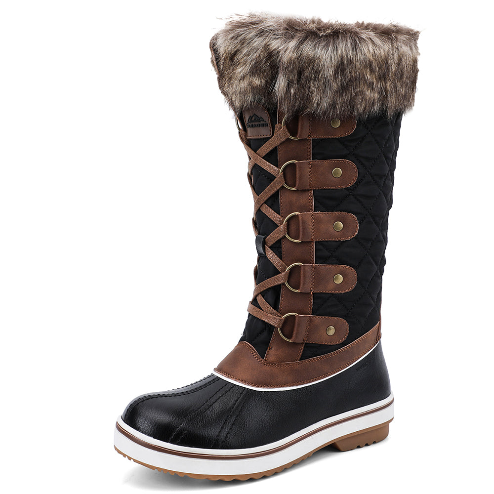 Aleader Women's Winter Boots - Waterproof Snow Boots, Fashionable Booties - All-day Comfort, Warm