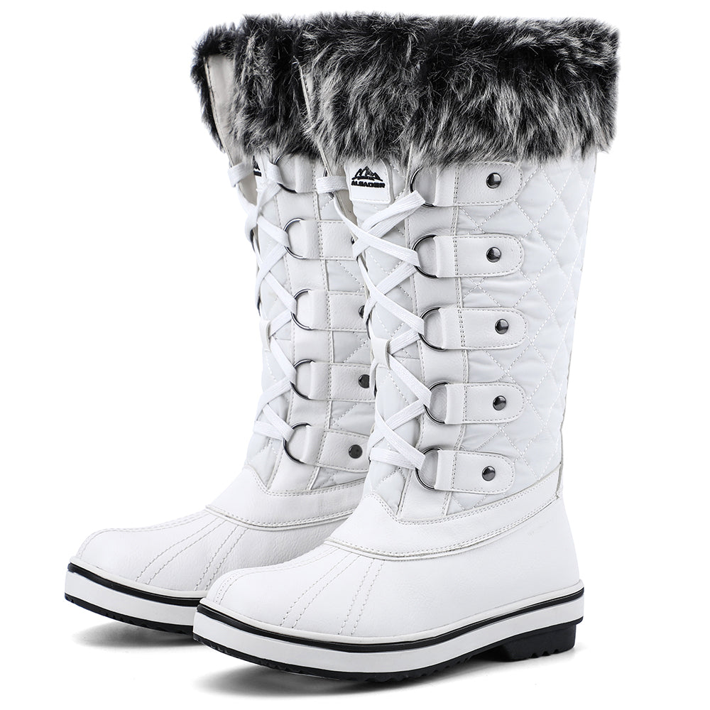 Aleader Women's Winter Boots - Waterproof Snow Boots, Fashionable Booties - All-day Comfort, Warm