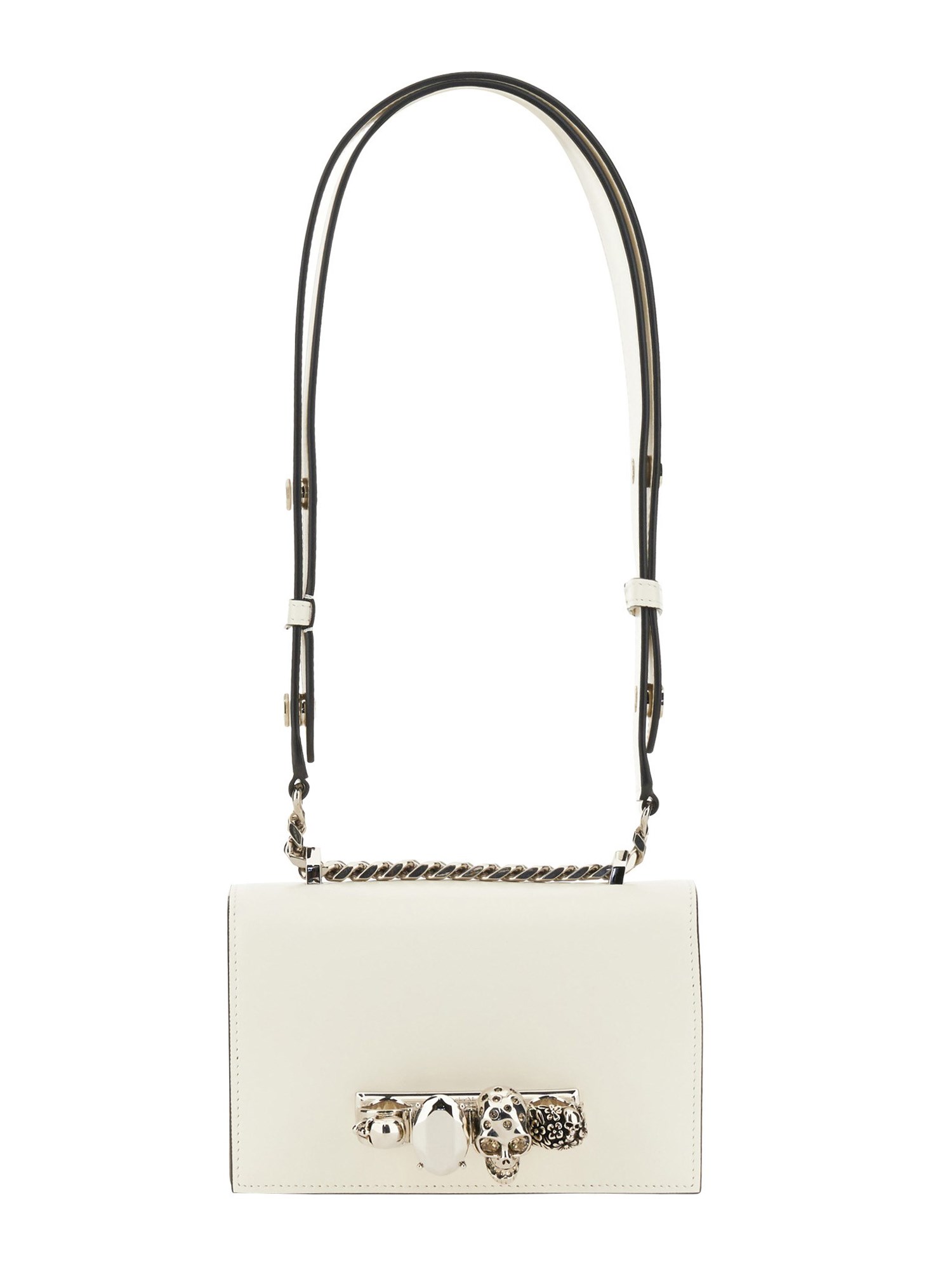 Alexander McQueen Mini Jewelled Leather Satchel