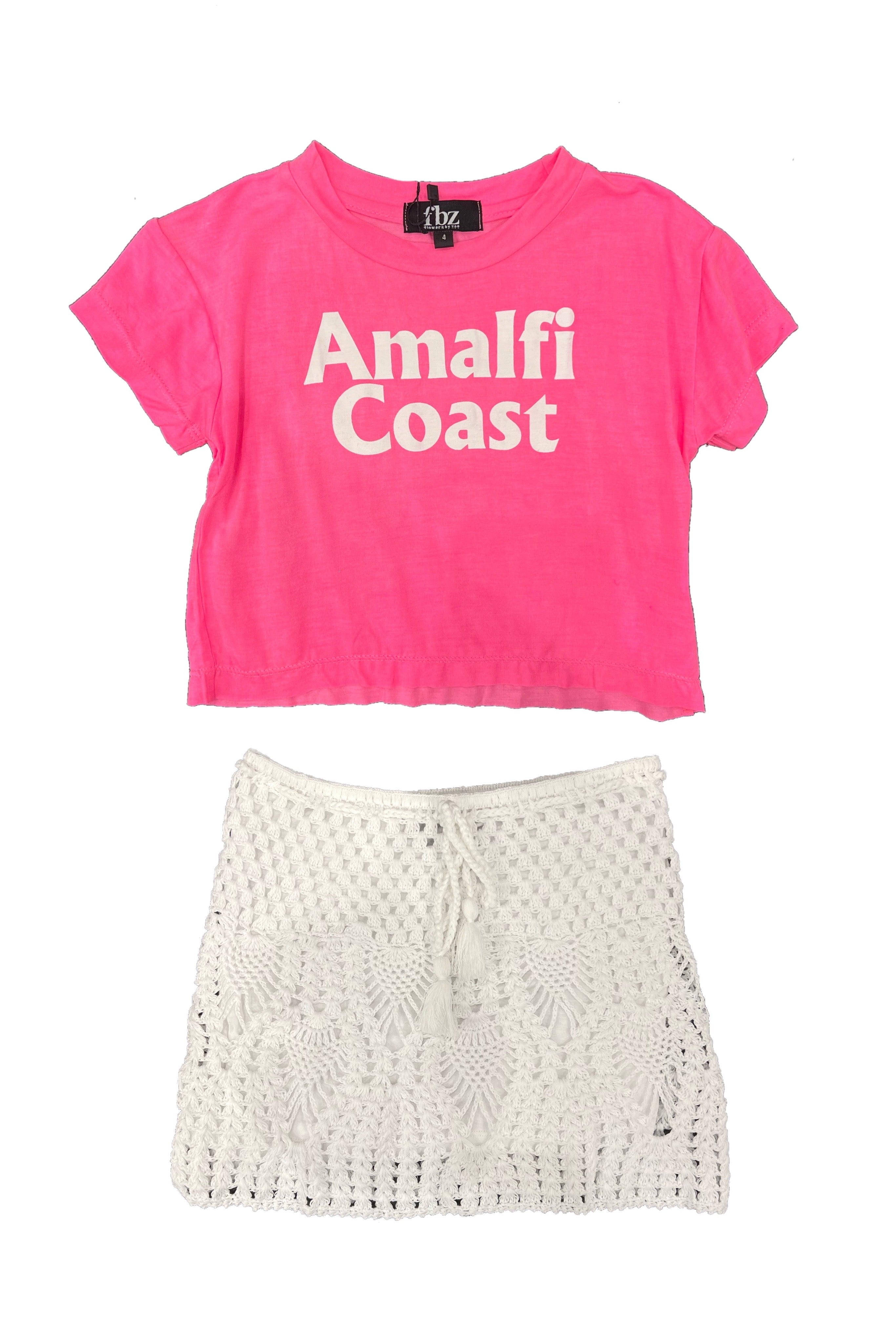 Amalfi Coast Neon Pink Tee.