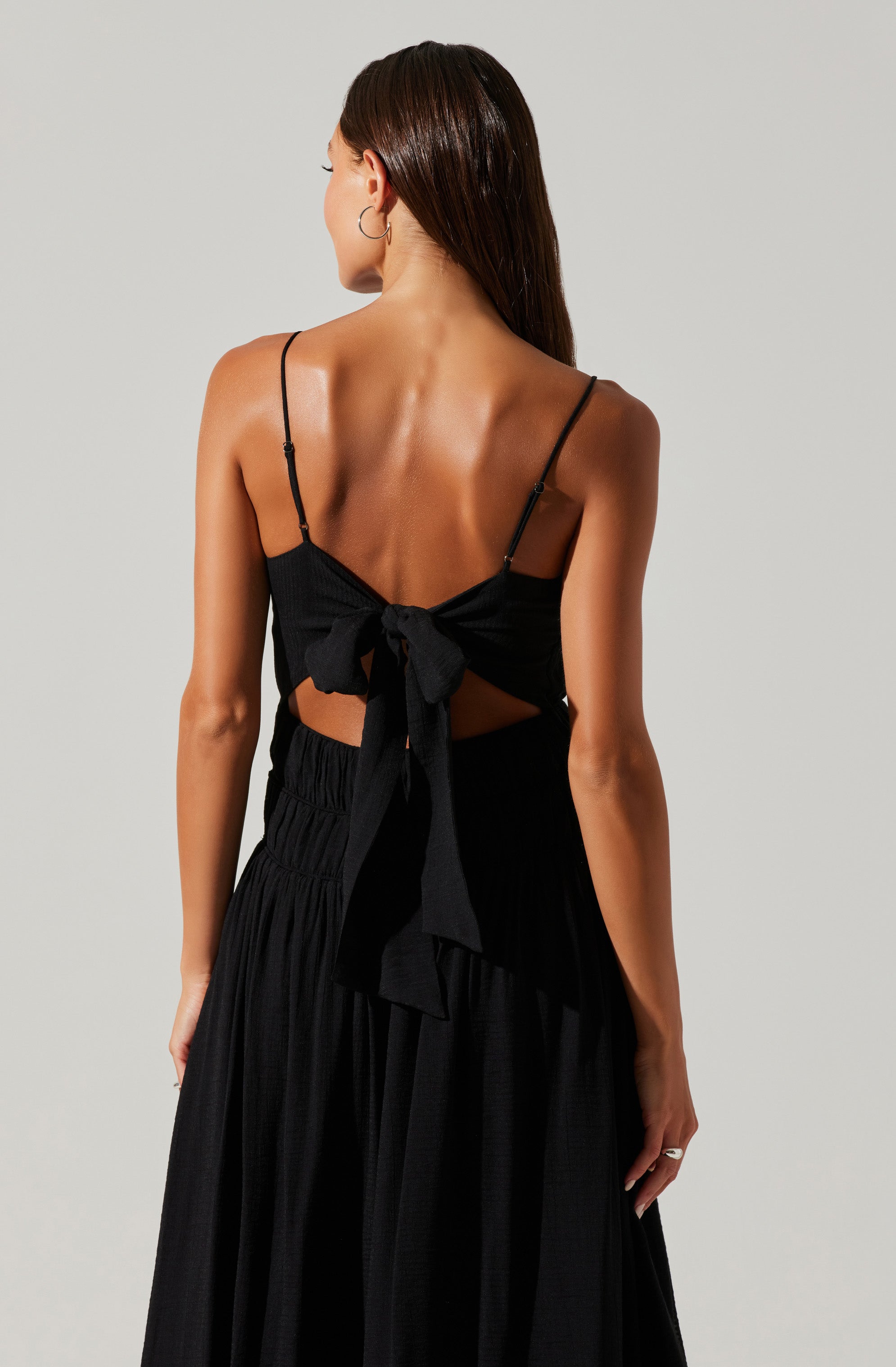 Andrina Smocked Midi Dress - Google SEO Results: Tiered Ruffle Midi Dress with Smocked Bodice