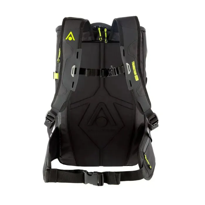 Aqua Sphere Transition Backpack in Black and Bright Yellow.