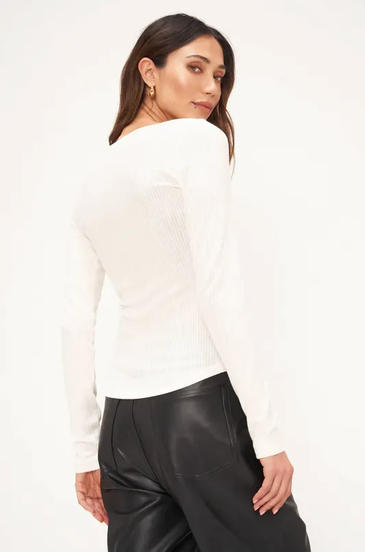 Arcadia notched neck blouse