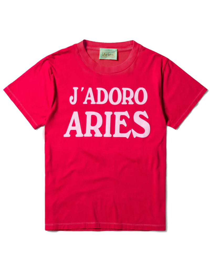 Aries Women's Aries SS Tee in Baby Red.