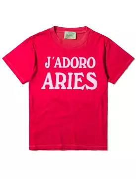 Aries Women's Aries SS Tee in Baby Red.