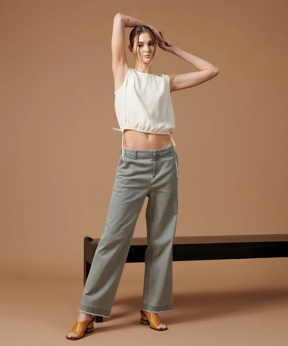 ATM Boyfriend Pant, Cotton Twill