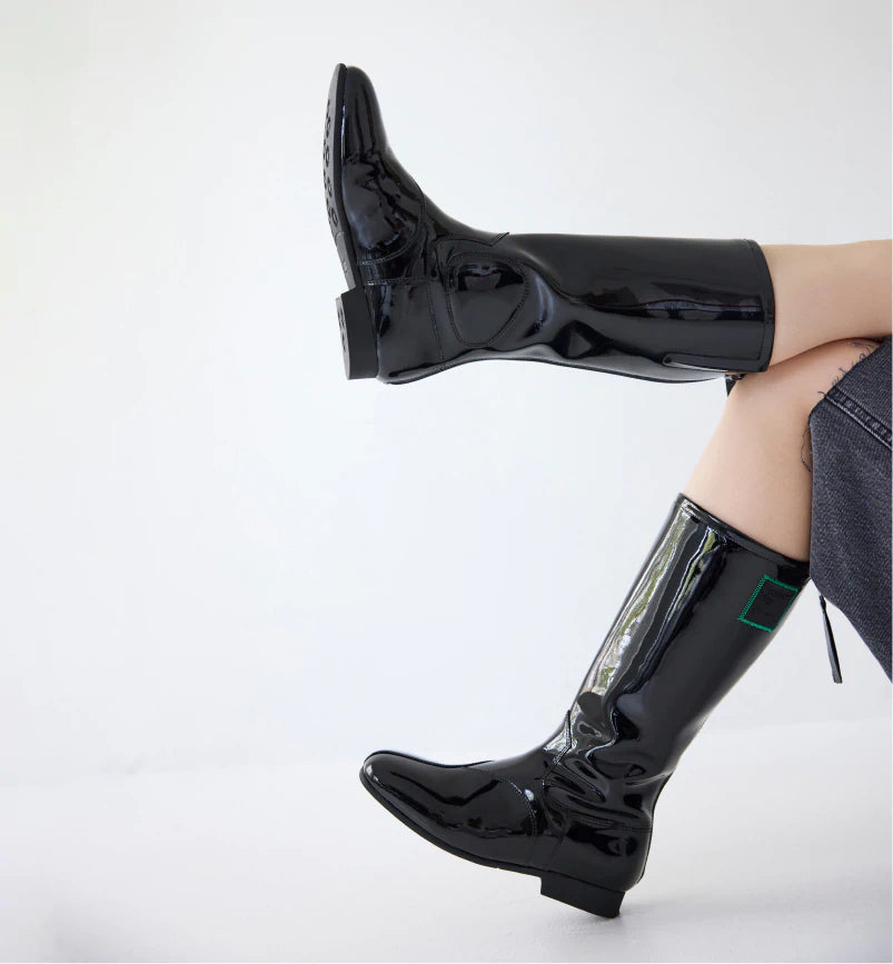 Babka Tall Boot - Patent Black - Shop Now