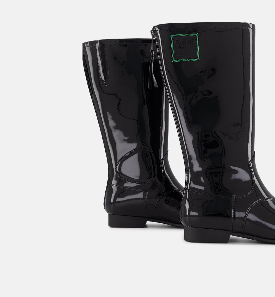 Babka Tall Boot - Patent Black - Shop Now