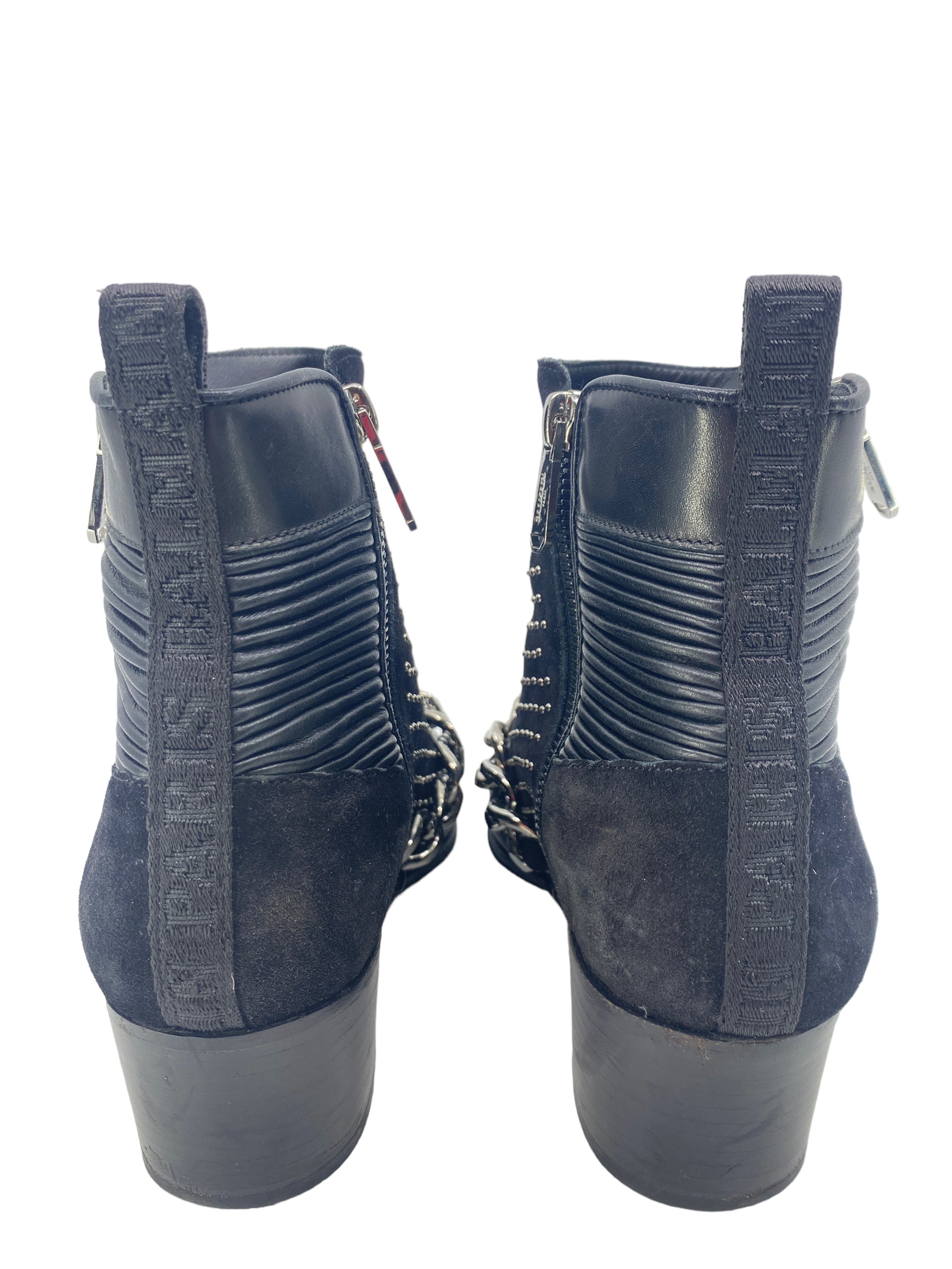 Balmain Black Ella Boots, IT 40, size 40, Balmain Ella Boots, Black Ella Boots, Balmain Boots, IT 40 Boots.