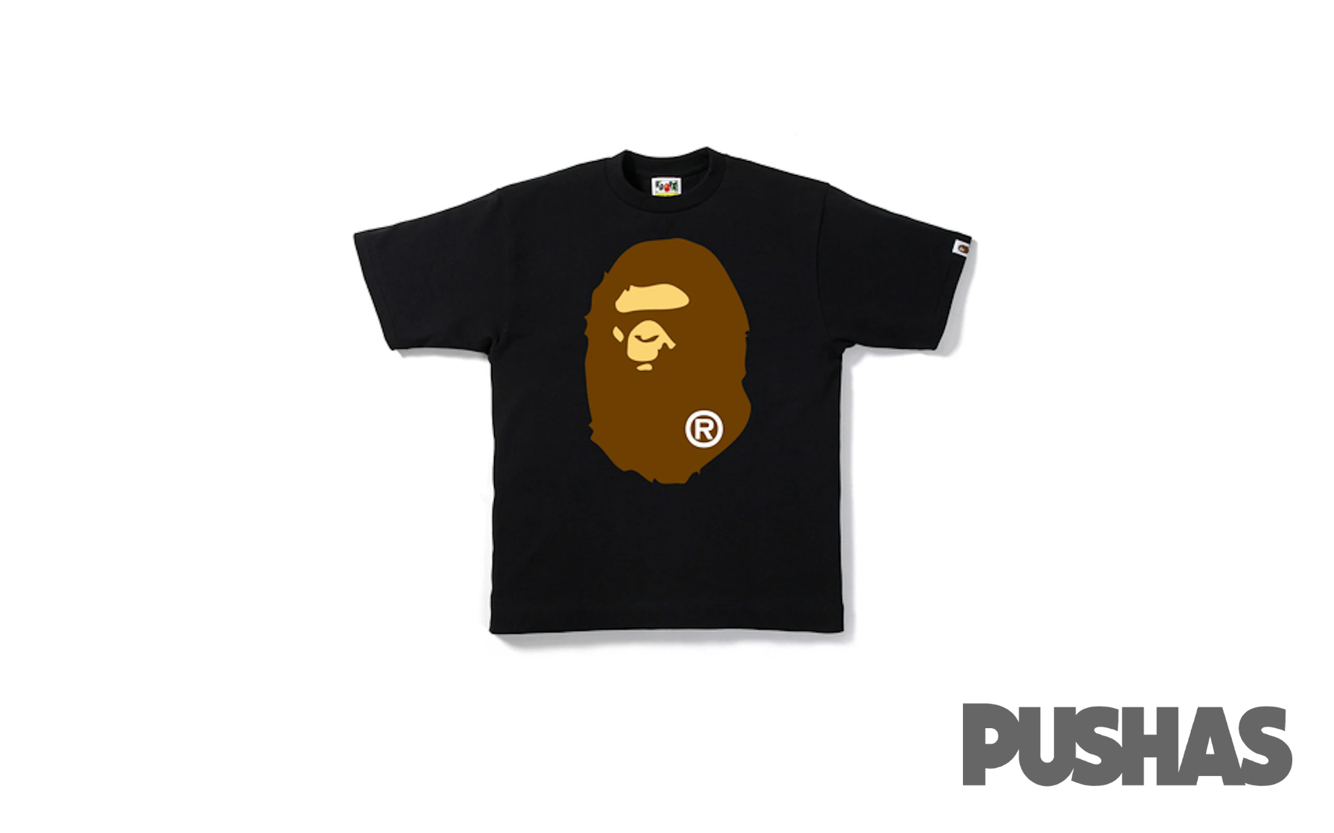 Bape Big Ape Head T-Shirt, Black - 2023