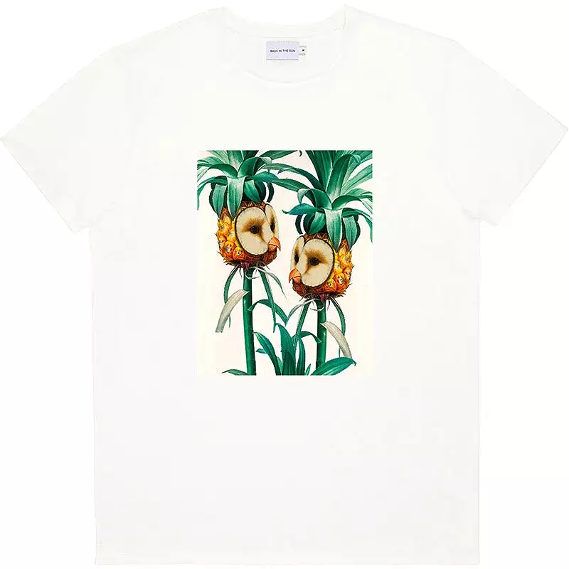 Bask in the Sun Natural Pineapple Tee-shirt