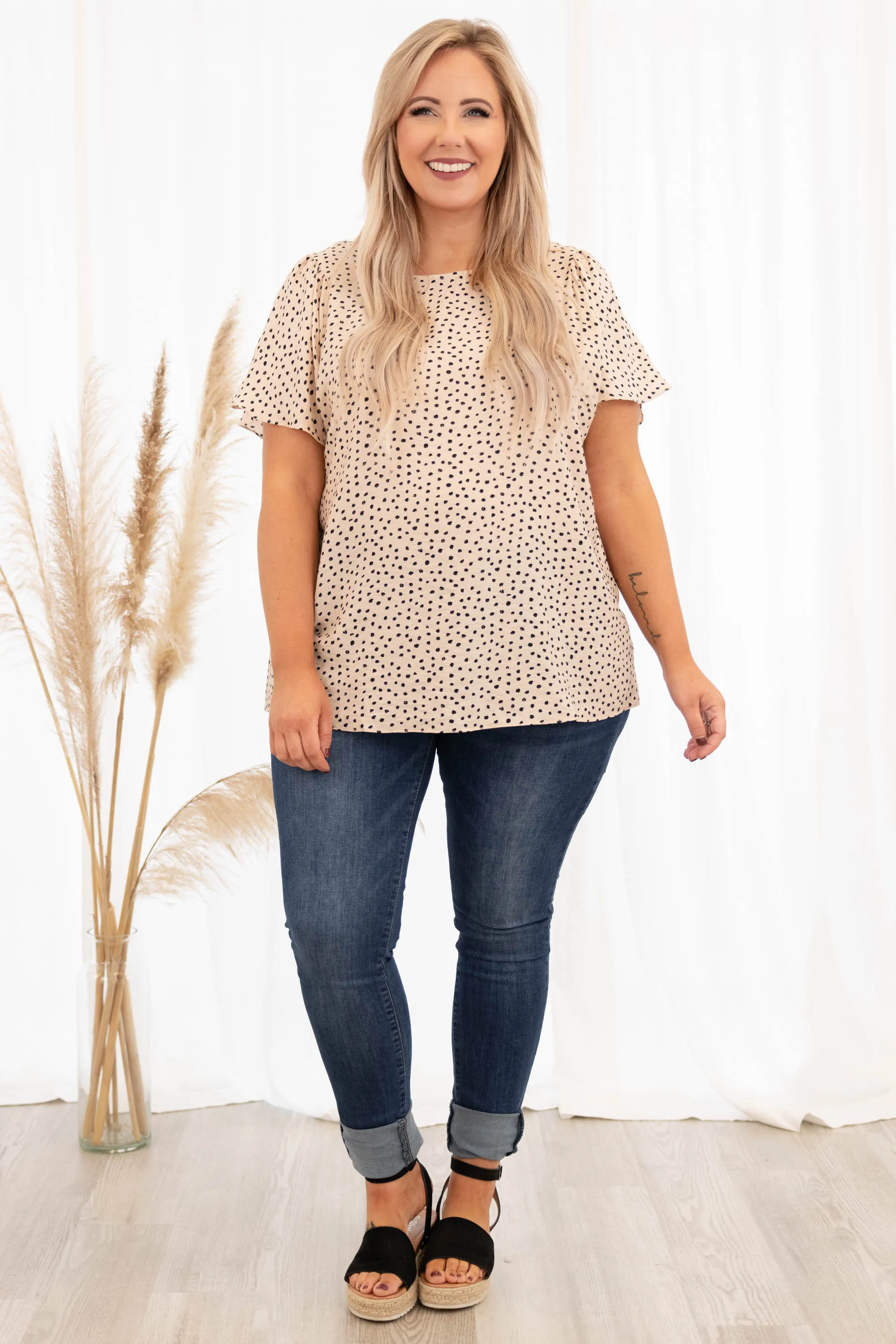 Beige Unspoken Dream Top