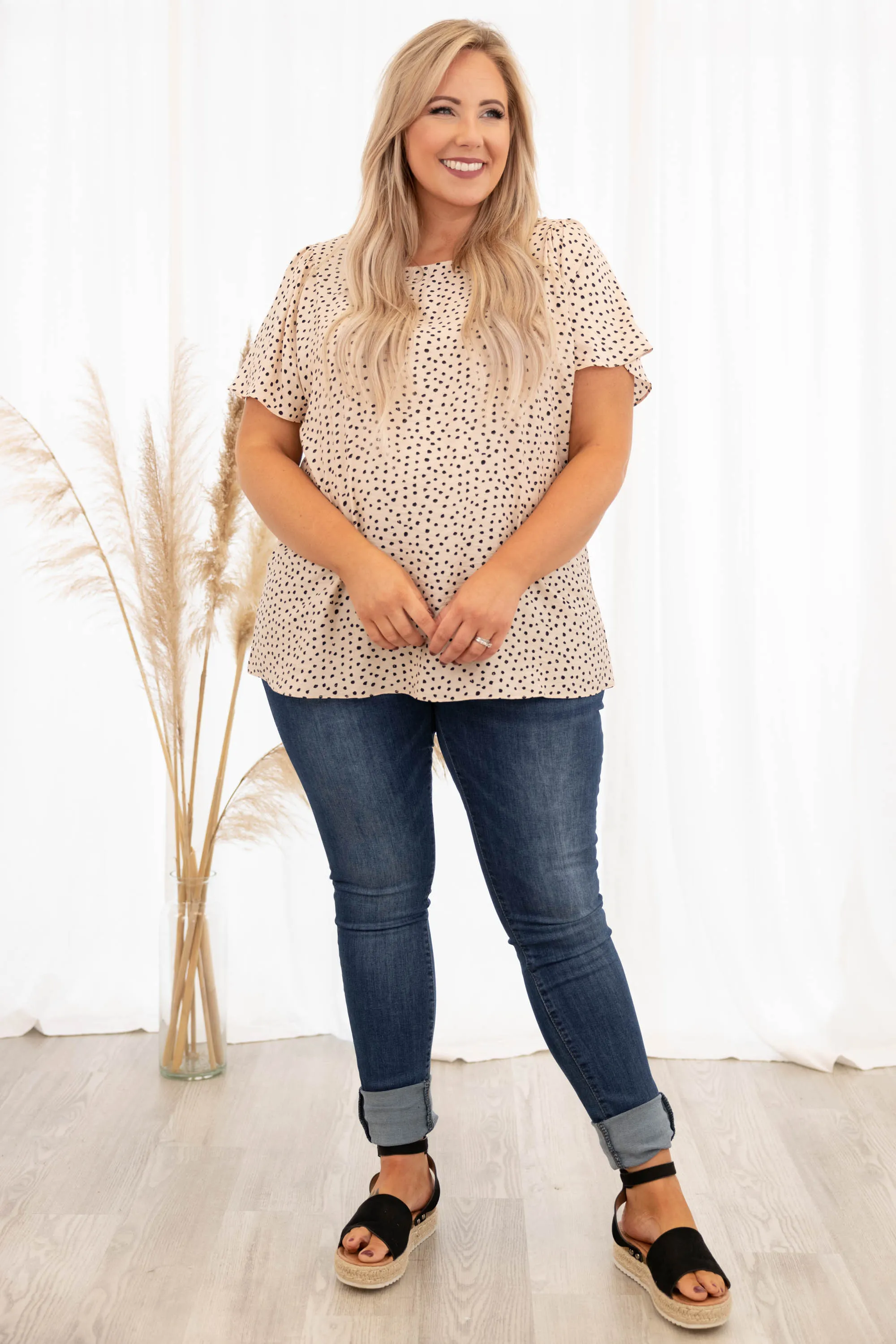 Beige Unspoken Dream Top