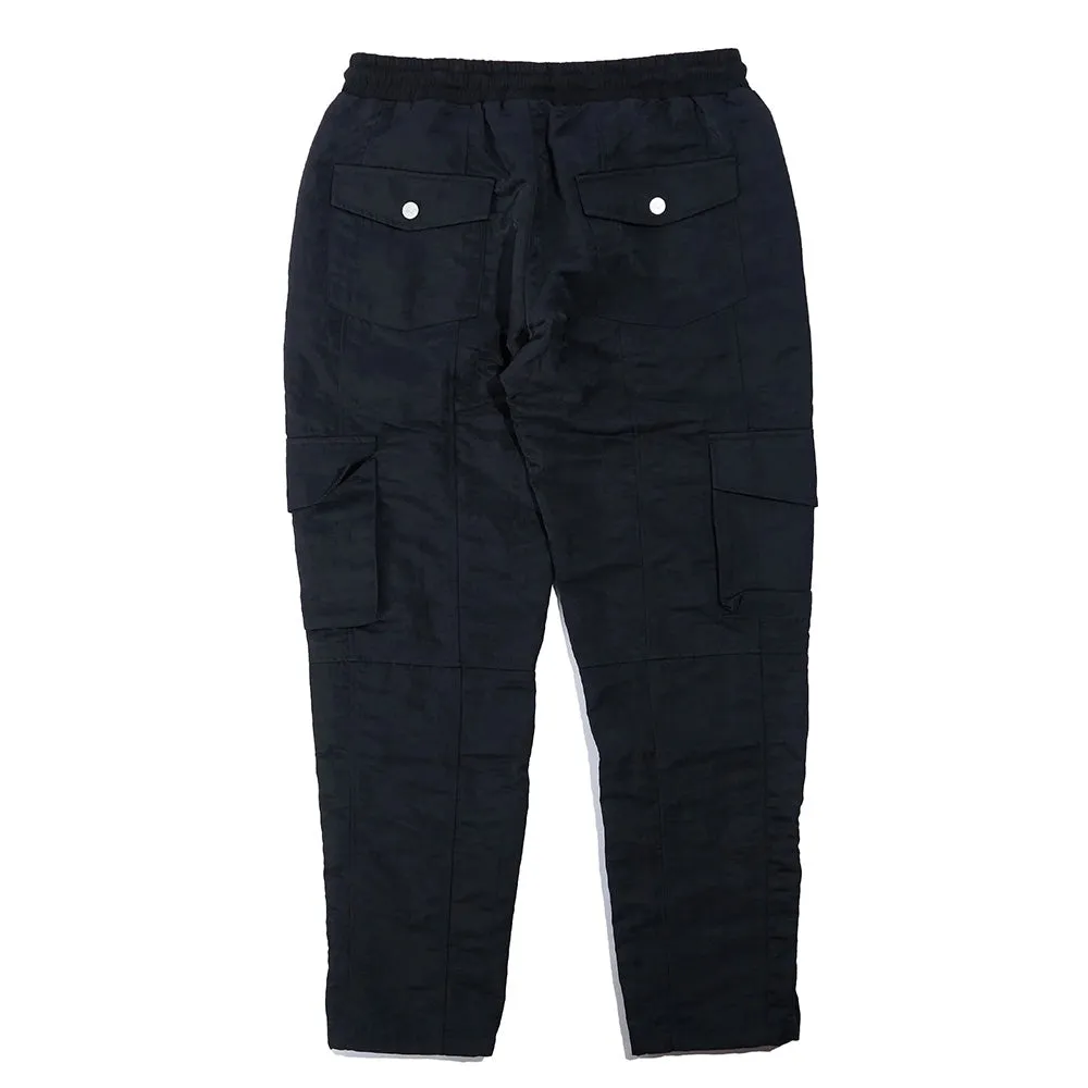 Black Nylon Cargo Pants - Diet Starts Monday