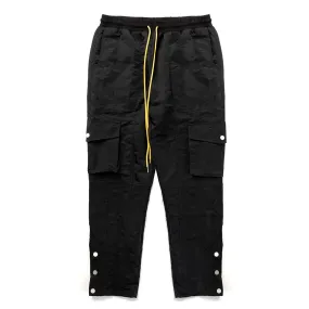 Black Nylon Cargo Pants - Diet Starts Monday