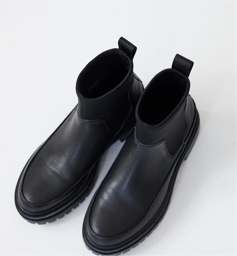 Black Orion Skies Leather Boot