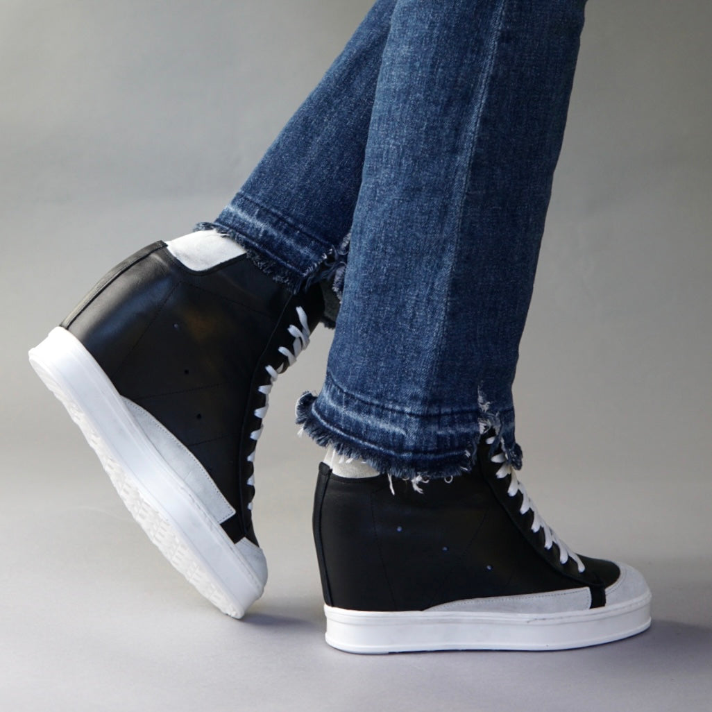 Black Wedge Sneaker: Fearless Style Upgrade