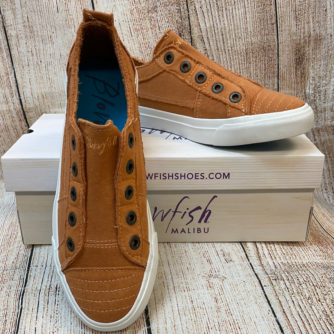 Blowfish Desert Caramel Color Washed Sneaker