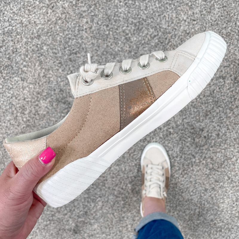 Blowfish Malibu Wave Rose Gold Sneaker