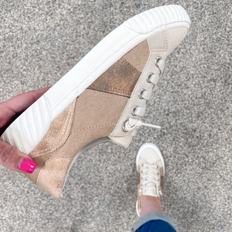 Blowfish Malibu Wave Rose Gold Sneaker