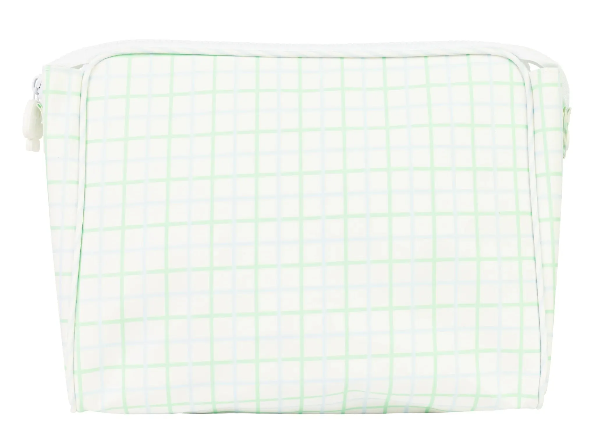 Blue Green Windowpane Go Bag Small