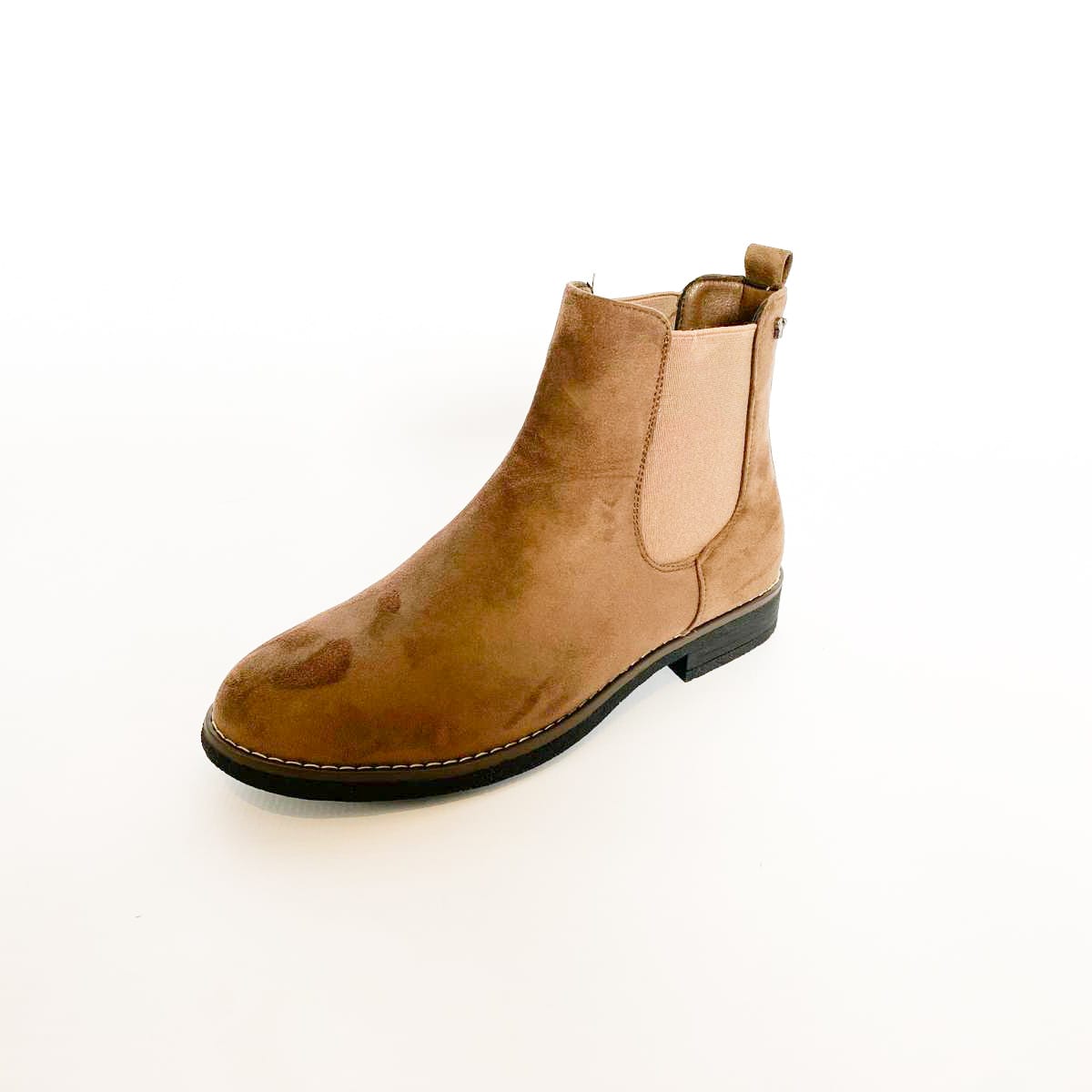 Butterfly Celeste 1 brown suede boot.