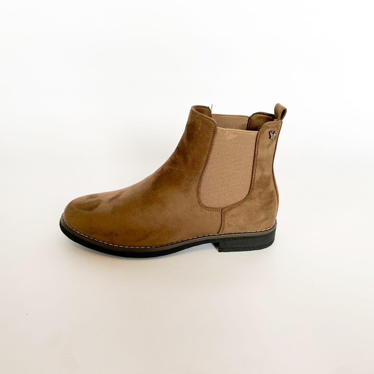 Butterfly Celeste 1 brown suede boot.