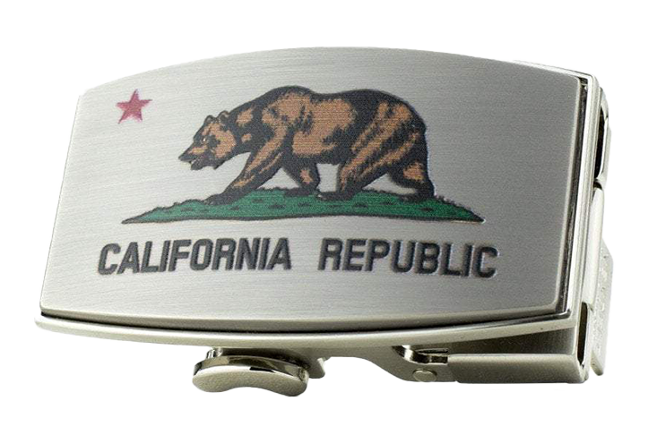 California Dreamin' Bear Belt Buckle, 1 3/8 Strap Compatibility