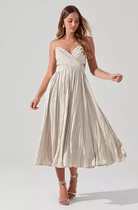 Capitola Pleated Midi Dress - Buy Now!