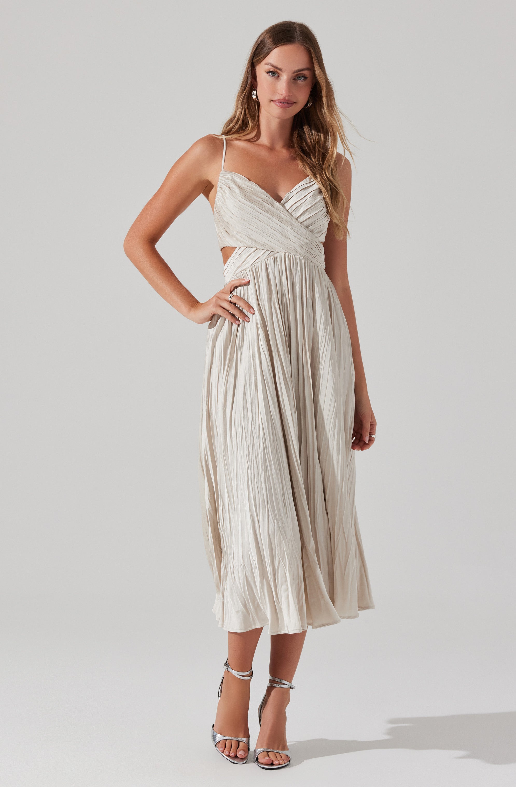 Capitola Pleated Midi Dress - Buy Now!