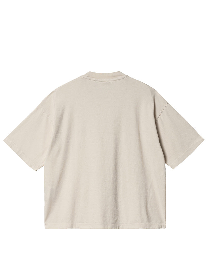 carhartt wip nelson t-shirt natural - organic cotton men's tee shirt