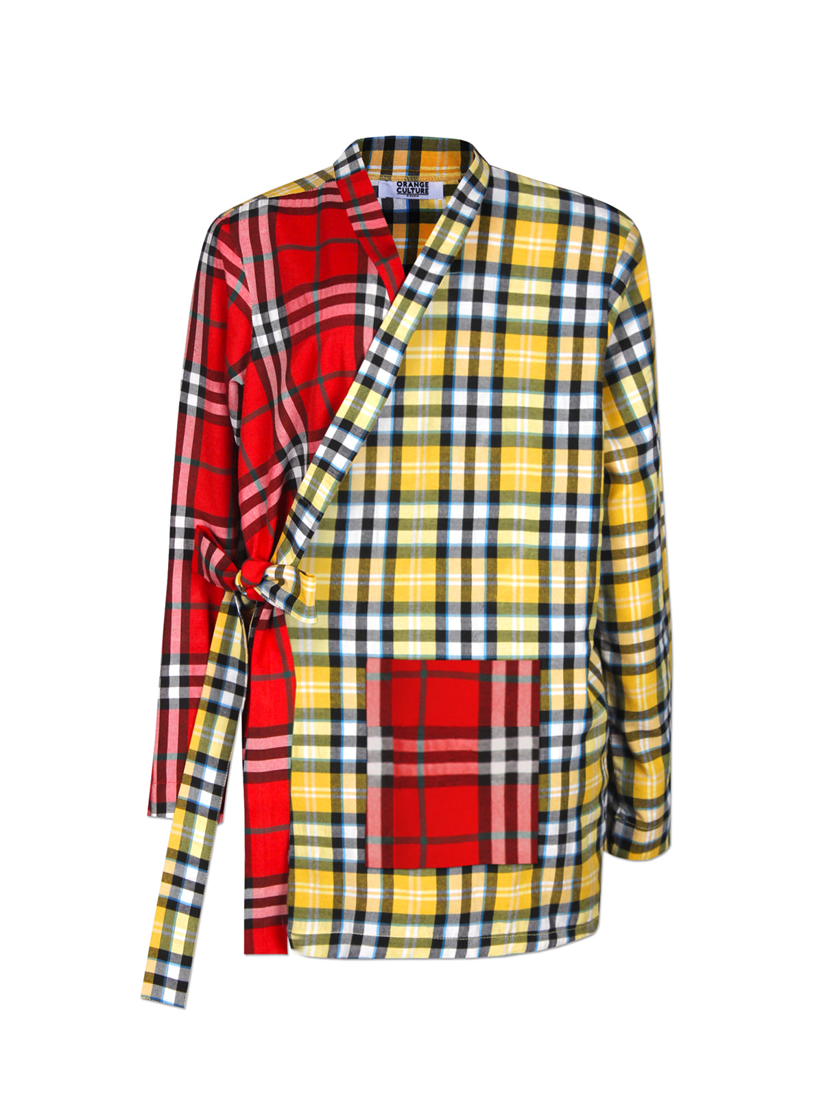 Casj Vol 2 Checked Wrap Shirt