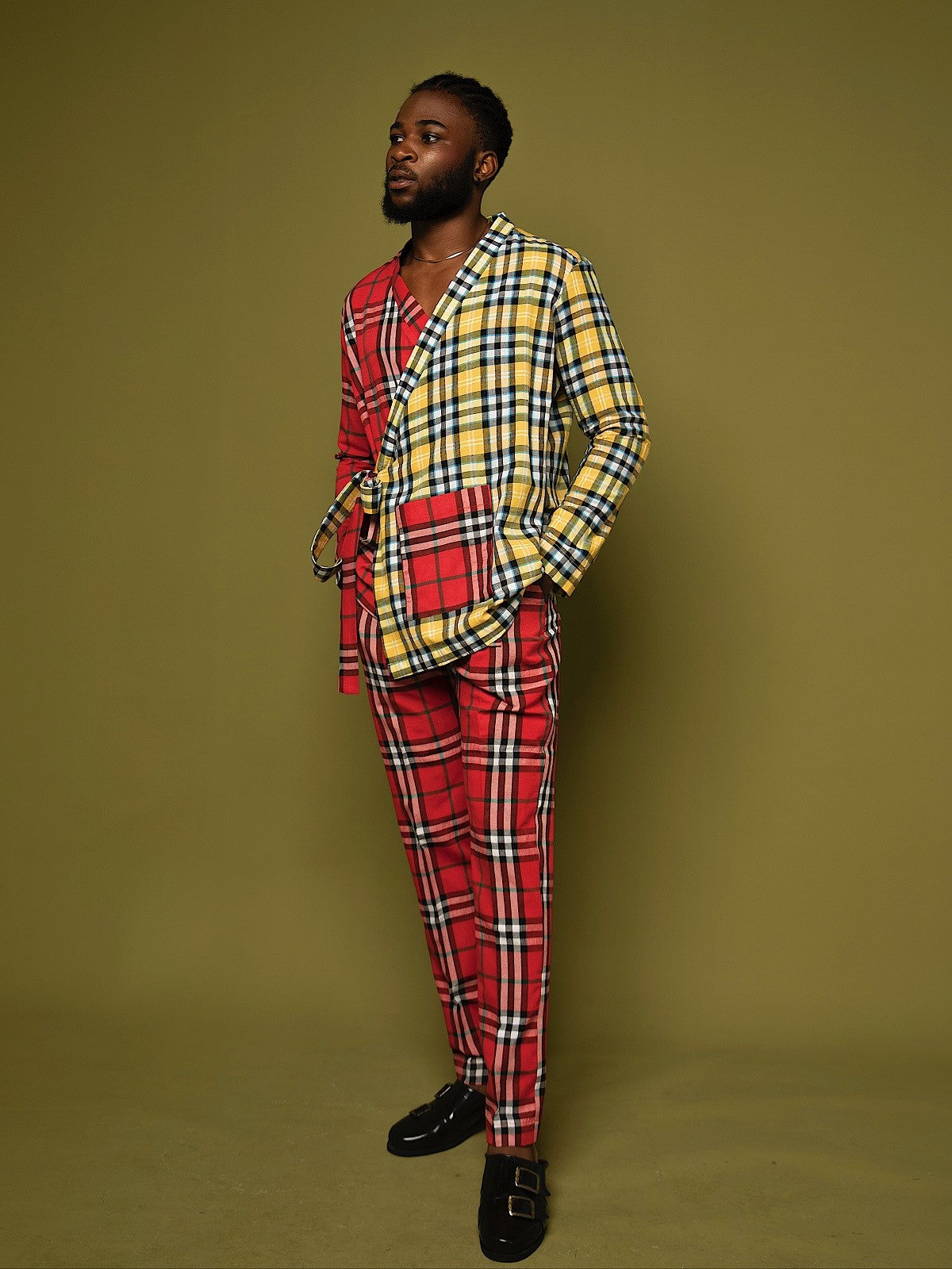 Casj Vol 2 Checked Wrap Shirt