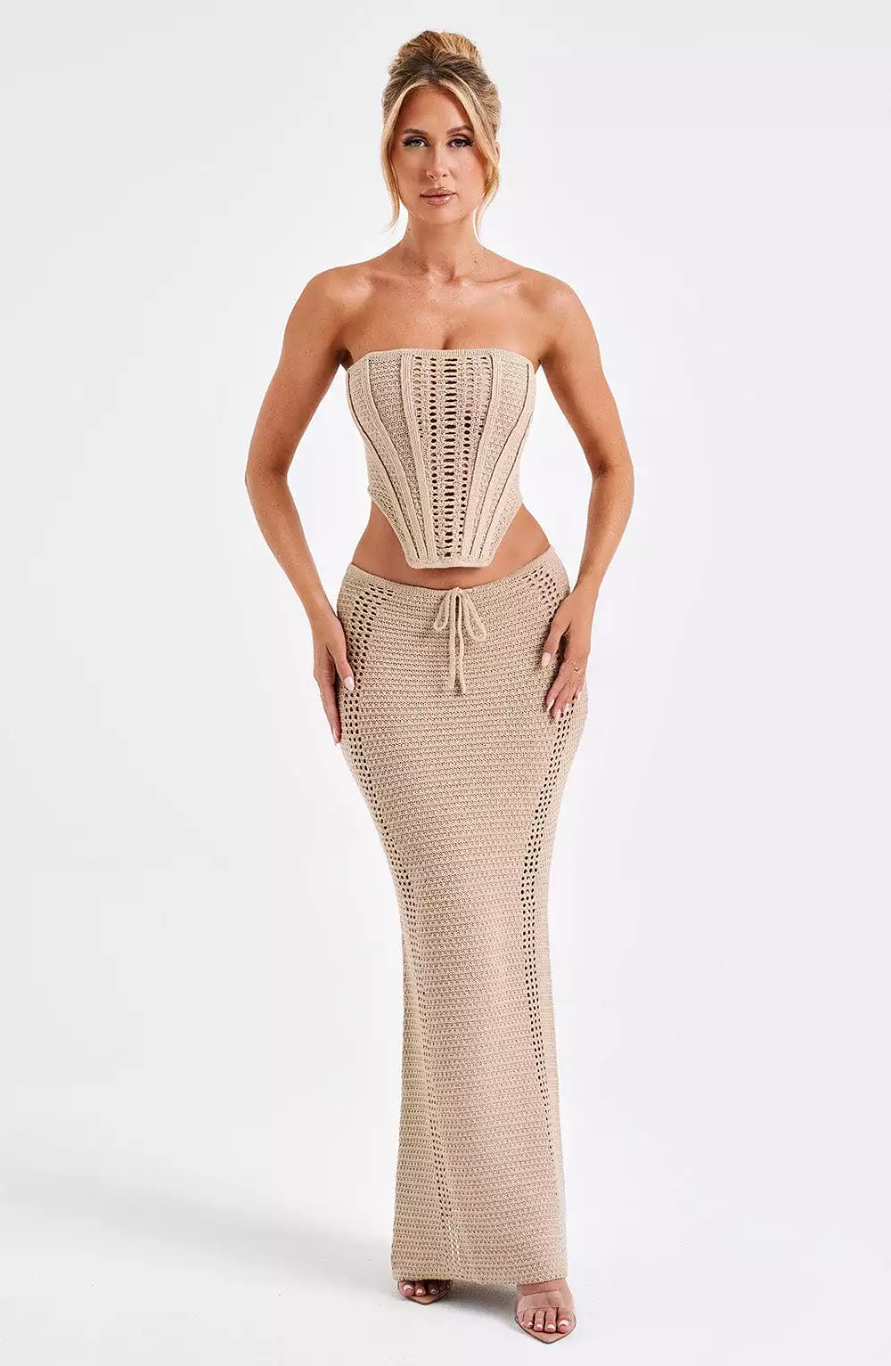 Chayenne Maxi Skirt - Beige - Shop Now