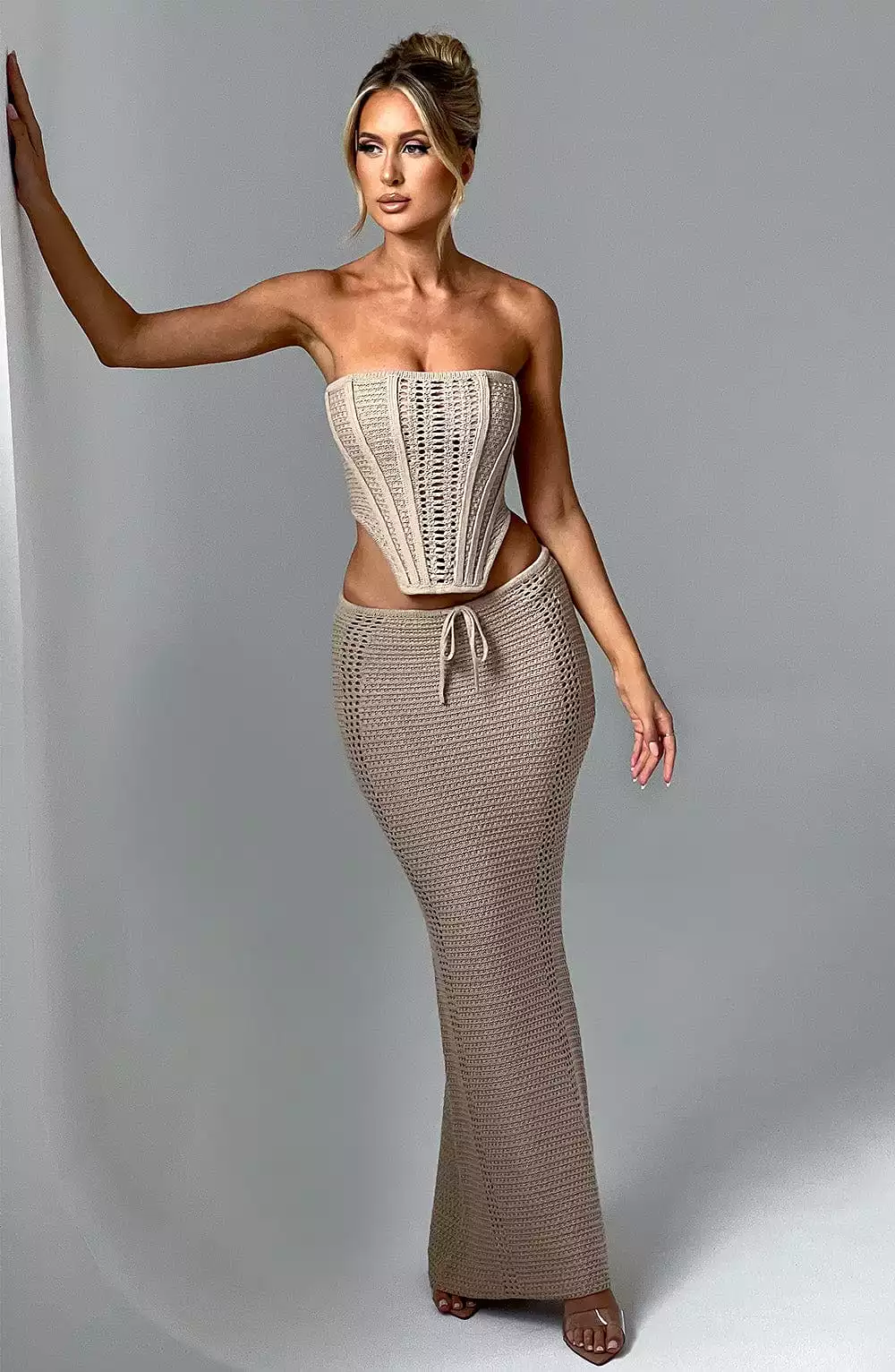 Chayenne Maxi Skirt - Beige - Shop Now