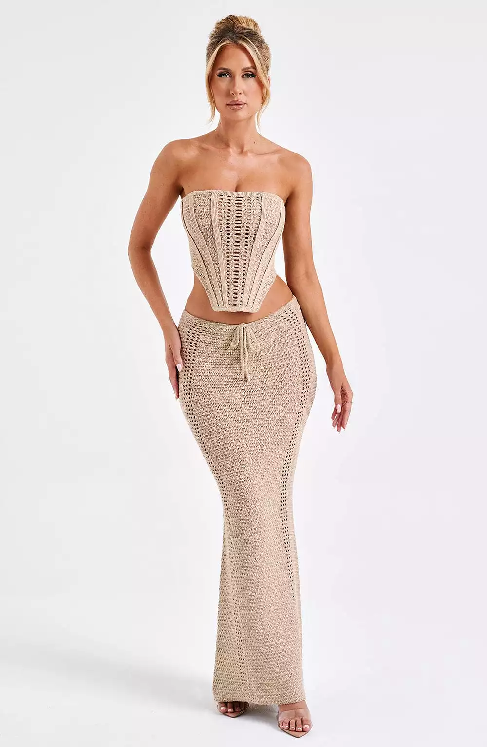 Chayenne Maxi Skirt - Beige - Shop Now