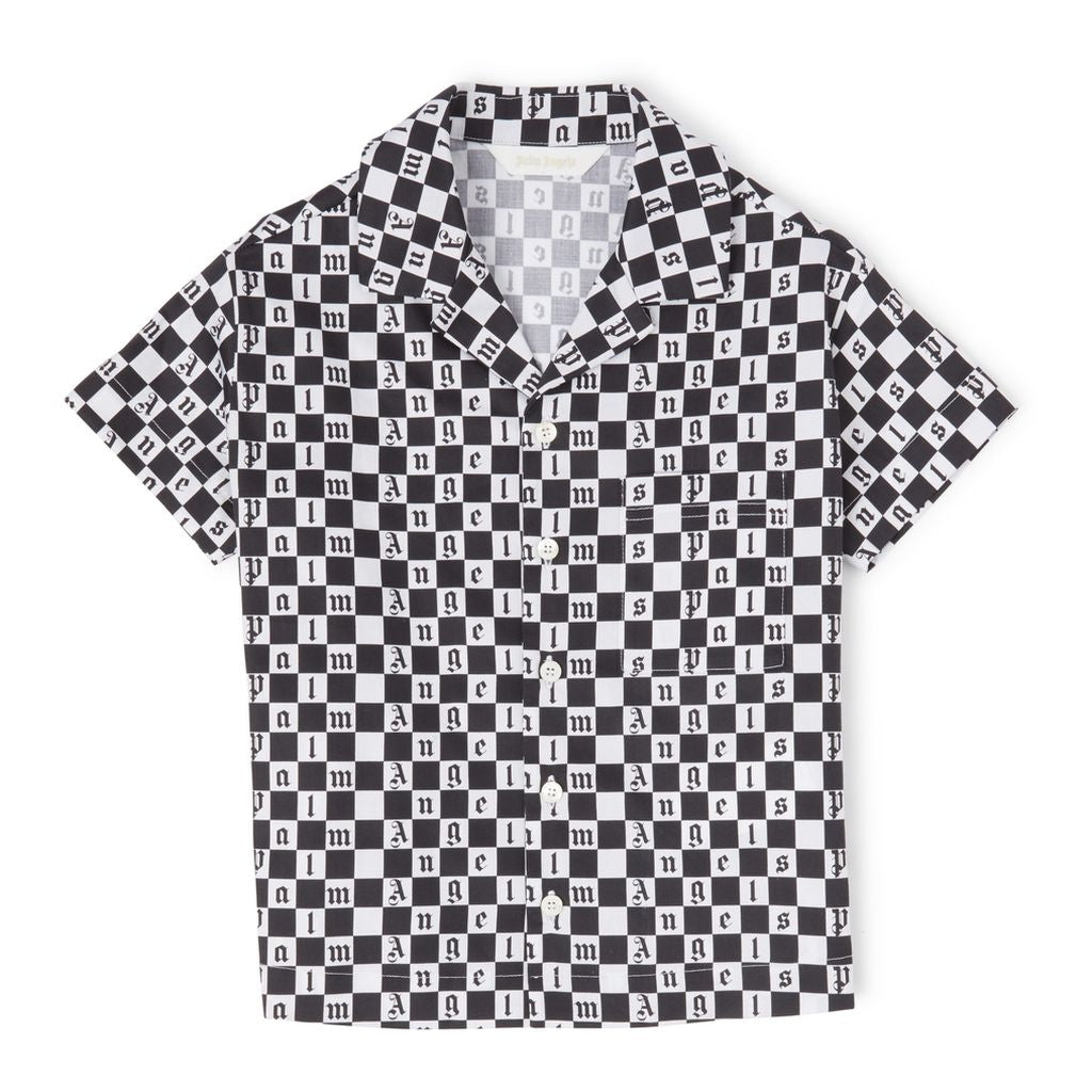 Checkerboard Print Shirt